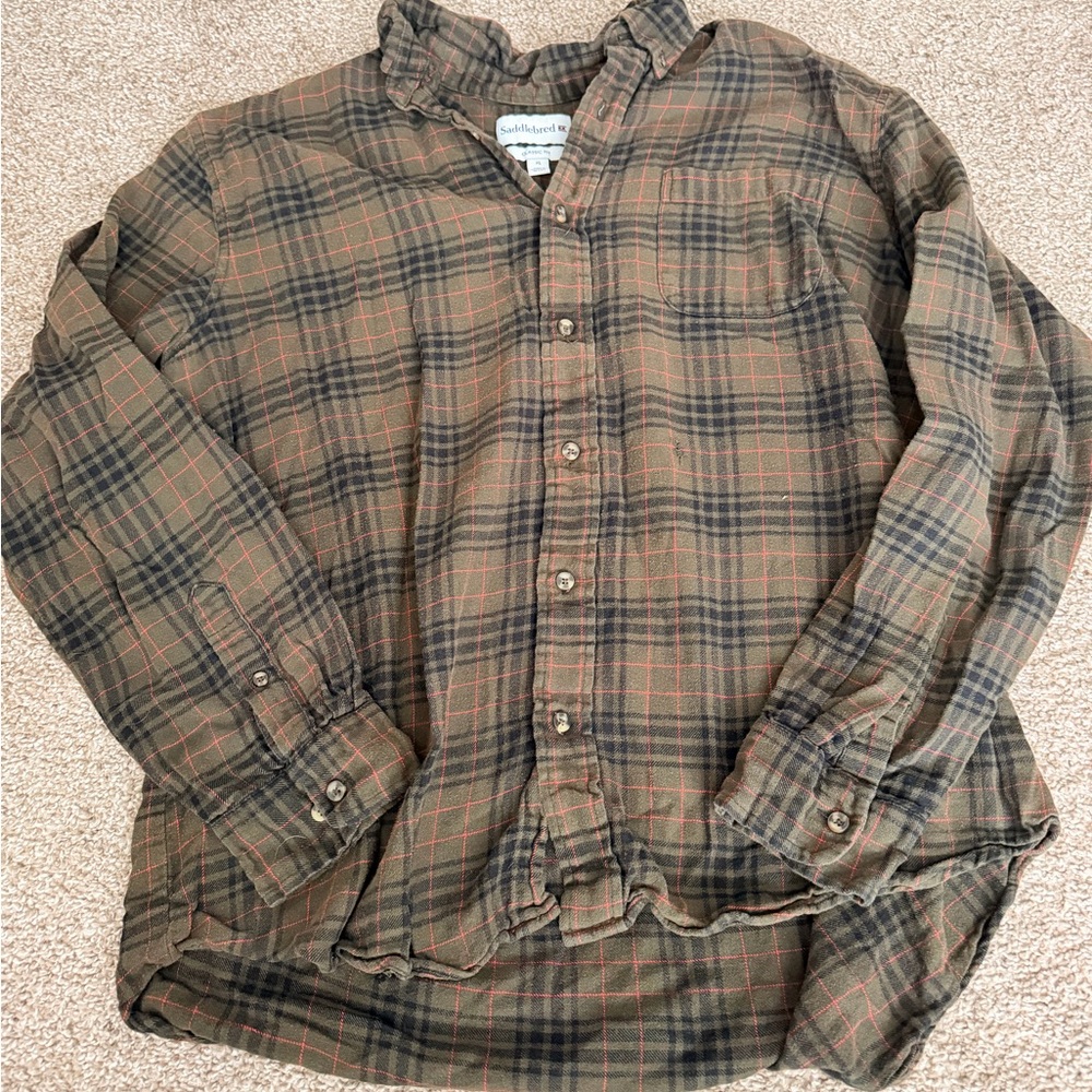 Saddlebred Brown and Pink Checkered Shirt